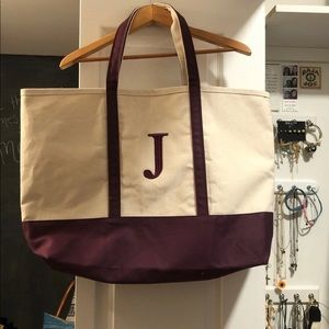🦋Large J Initial Tote🦋